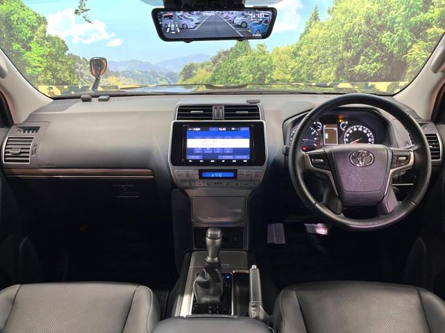 ランドクルーザープラド ＴＸ　Ｌパッケージ　マットブラックエディション　禁煙　７人　サンルーフ　純正９型ナビ　バックカメラ　レーダークルーズ　ＬＥＤヘッド　オートハイビーム　黒革　パワーシート　シートベンチレーション　純正１８インチアルミ　ＥＴＣ　ルーフレール（2枚目）