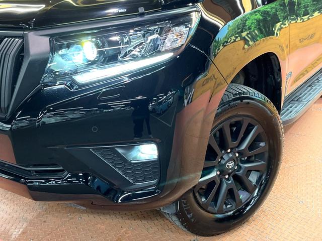 ランドクルーザープラド ＴＸ　Ｌパッケージ　マットブラックエディション　禁煙　７人　サンルーフ　純正９型ナビ　バックカメラ　レーダークルーズ　ＬＥＤヘッド　オートハイビーム　黒革　パワーシート　シートベンチレーション　純正１８インチアルミ　ＥＴＣ　ルーフレール（14枚目）