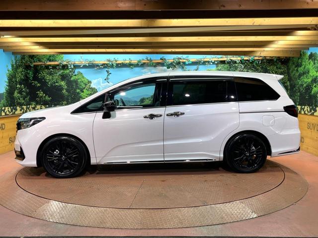 オデッセイハイブリッド e:HEVアブソルート・EXブラックエディション 禁煙 純正10型ナビ 全周囲カメラ ブラインドスポットモニター レーダークルーズ 両側電動ドア 電動リアゲート 黒革 シートヒーター LEDヘッド クリアランスソナー 純正18インチアルミ ETC(59枚目)