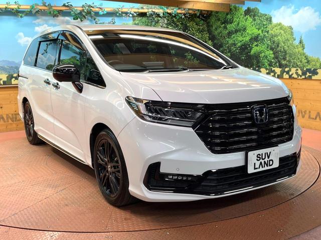 オデッセイハイブリッド e:HEVアブソルート・EXブラックエディション 禁煙 純正10型ナビ 全周囲カメラ ブラインドスポットモニター レーダークルーズ 両側電動ドア 電動リアゲート 黒革 シートヒーター LEDヘッド クリアランスソナー 純正18インチアルミ ETC(61枚目)