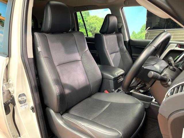 ランドクルーザープラド TX Lパッケージ マットブラックエディション 禁煙車 サンルーフ 9型ナビフルセグ 衝突軽減装置 レーダークルーズ レーンキープ オートハイビーム シートベンチレーション パワーシート ダウンヒルアシスト Bluetooth バックカメラ ETC(11枚目)