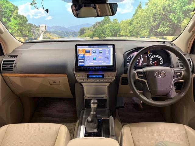 ランドクルーザープラド ＴＸ　Ｌパッケージ　マットブラックエディション　禁煙　７人　サンルーフ　ＢＩＧ－Ｘ１１型ナビ　バックカメラ　レーダークルーズ　ベージュ革　シートベンチレーション　ＬＥＤヘッド　オートハイビーム　純正１８インチアルミ　ルーフレール　ＥＴＣ（2枚目）