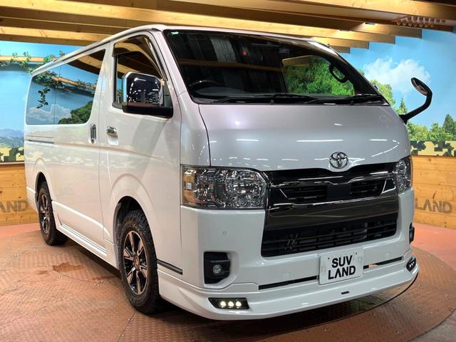 ハイエースバン スーパーＧＬ　ダークプライムＩＩ　ディーゼル　両側電動ドア　純正ナビ　全周囲カメラ　トヨタセーフティセンス　衝突被害軽減システム　禁煙車　ハーフレザーシート　ドラレコ　コーナーセンサー　ＬＥＤヘッド　ＥＴＣ　１５インチアルミ（55枚目）