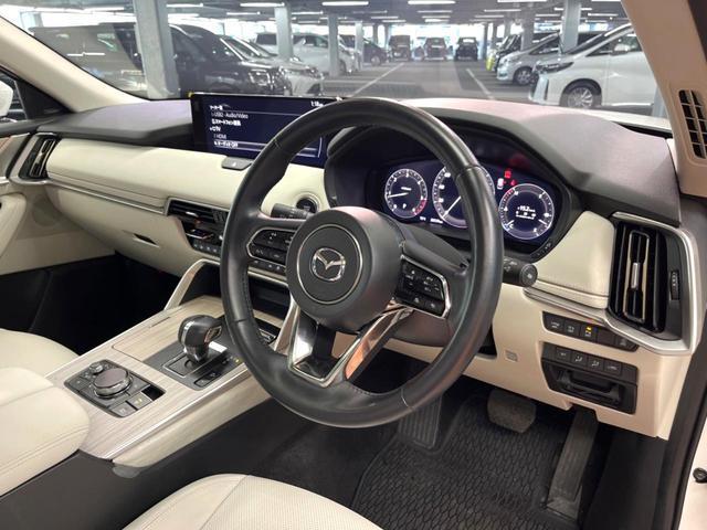 ＣＸ－６０ ＸＤ　エクスクルーシブモード　禁煙車　サンルーフ　純正１２型ナビ　全周囲カメラ　ＢＯＳＥ　メモリーシート　電動リアゲート　レーダークルーズ　オートマチックハイビーム　ブラインドスポットモニター　本革シート　純正２０インチアルミ（22枚目）