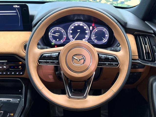 CX-80 XD-ハイブリッド プレミアムスポーツ 禁煙 サンルーフ BOSEサウンド 12型ナビ 全周囲カメラ レーダークルーズ 本革シート ベンチレーション メモリーシート ステアリングヒーター パワーバックドア LEDヘッド 純正20インチアルミ(69枚目)