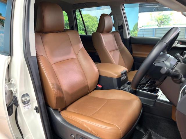 ランドクルーザープラド TX Lパッケージ 70thアニバーサリーリミテッド 禁煙 7人 サンルーフ 純正9型ナビ 全周囲カメラ レーダークルーズ LEDヘッド オートハイビーム 茶革 パワーシート シートベンチレーション 純正18インチアルミ ETC クリアランスソナー(10枚目)