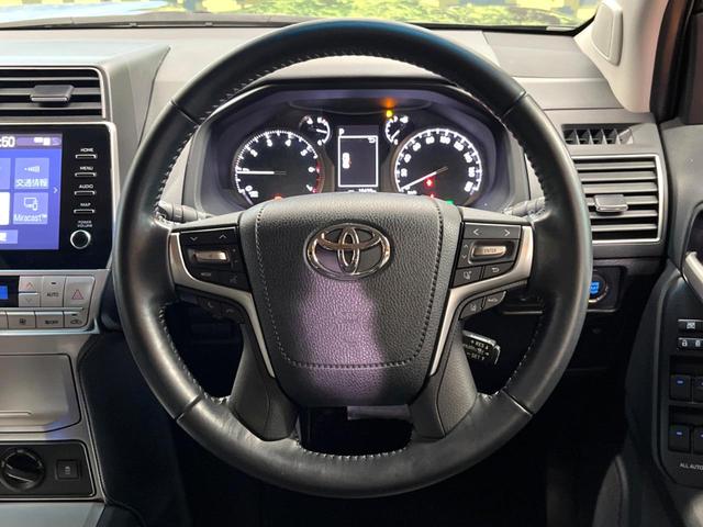 ランドクルーザープラド TX Lパッケージ マットブラックエディション 禁煙 7人 サンルーフ 純正9型ナビ 全周囲カメラ ブラインドスポットモニター レーダークルーズ LEDヘッド オートハイビーム 黒革 シートベンチレーション 純正18インチアルミ ETC(71枚目)