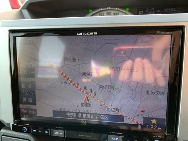 GターボSAII 禁煙車 衝突軽減 両側自動スライド カロツェリア9型ナビ DVD 地デジ ドラレコ バックカメラ CD録音 ブルートゥース USB AUX ETC LEDライト フォグランプ コーナーセンサー アルミ(33枚目)