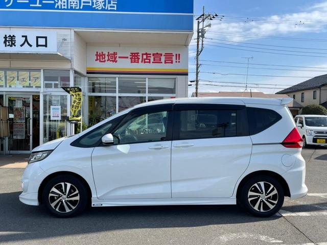G・ホンダセンシング 禁煙 5人乗り モデューロエアロ 両側パワースライド 純正ナビ バックカメラ フルセグ Bluetooth ハーフレザー 衝突被害軽減 レーンアシスト レーダークルコン ETC 純正15AW LED(11枚目)