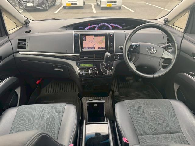 エスティマ アエラス　プレミアムエディション【７人◆タイミングチェーン】　【走行８１，３８３ｋｍ◆禁煙車◆２０２１年製ＢＳ夏タイヤ】【８型トヨタ純正ＳＤナビ◆フリップダウン／Ｂカメラ／ＥＴＣ】両側自動ドア／クルコン◆ハーフレザー◆オートライトＨＩＤ◆スペアキー◆保証書（15枚目）