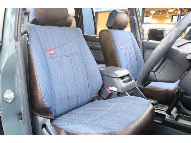 ランドクルーザープラド TZ Renocaアメリカンクラシック アンヴィルグレー 新品丸目フェイス 新品DEANカルフォルニア 新品TOYOオープンカントリ― 新品ディスプレオオーディオ 新品シートカバー ウッド調インパネ(11枚目)