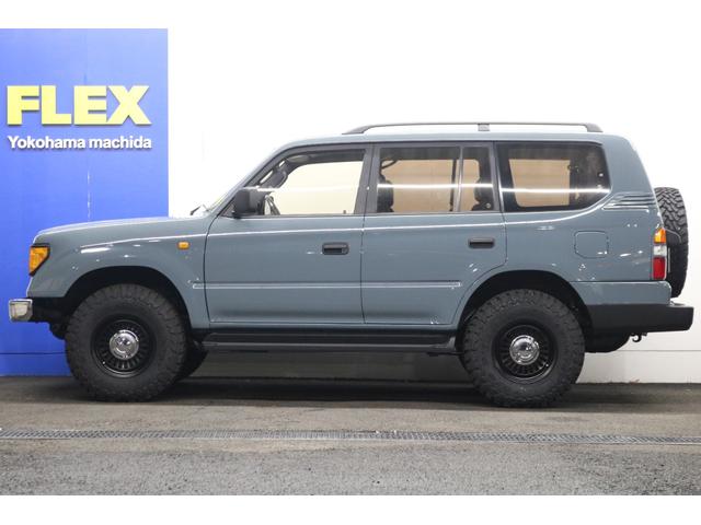 ランドクルーザープラド TZ Renocaアメリカンクラシック アンヴィルグレー 新品丸目フェイス 新品DEANカルフォルニア 新品TOYOオープンカントリ― 新品ディスプレオオーディオ 新品シートカバー ウッド調インパネ(28枚目)