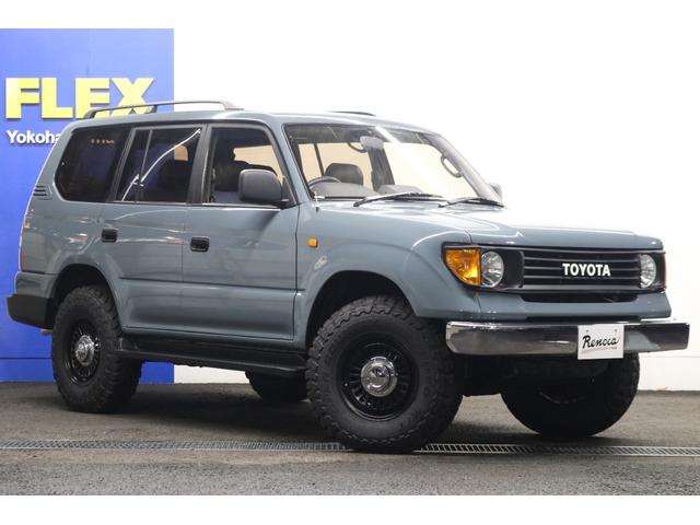 ランドクルーザープラド TZ Renocaアメリカンクラシック アンヴィルグレー 新品丸目フェイス 新品DEANカルフォルニア 新品TOYOオープンカントリ― 新品ディスプレオオーディオ 新品シートカバー ウッド調インパネ(32枚目)