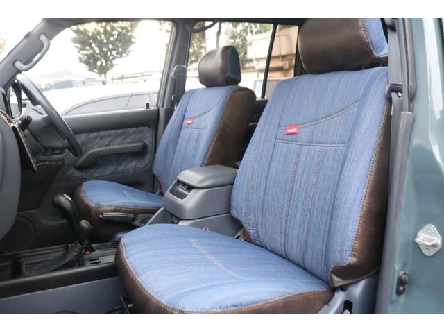 ランドクルーザープラド TZ Renocaアメリカンクラシック アンヴィルグレー 新品丸目フェイス 新品DEANカルフォルニア 新品TOYOオープンカントリ― 新品ディスプレオオーディオ 新品シートカバー ウッド調インパネ(35枚目)