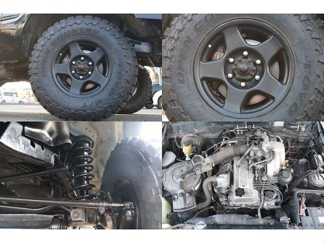 ランドクルーザー８０ ＶＸリミテッド　中期モデル　ＡＲＢバンパー　ルーフラック　ワークライト　リフトアップ　サイドデカール　フェンダーミラー　グリルマーカー　スモークテールレンズ　　ブラッドレーｖＡＷ　新品オープンカントリーＭＴタイヤ（10枚目）