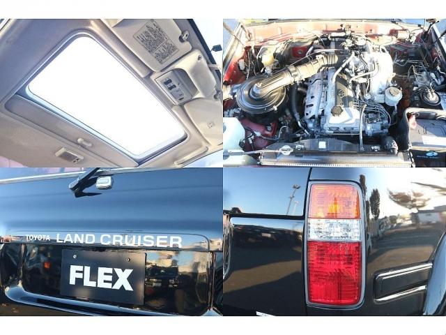 ランドクルーザー８０ ＶＸ　後期最終型　茶内装　下回り防錆施工　輸出仕様角目四灯　リフトアップ　新品ジムラインＡＷ　新品オープンカントリーＭＴタイヤ　三色テールレンズ　　新品クラシックシートカバー　ナルディウッドステアリング（19枚目）