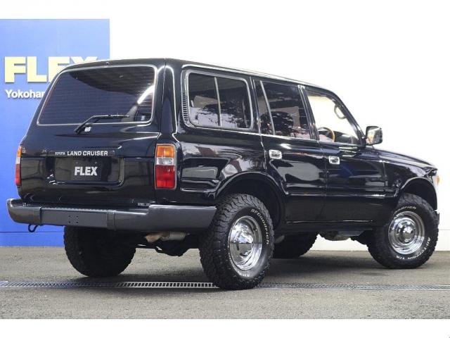 ランドクルーザー80 VXリミテッド 丸目換装 中期モデル 4.5Lガソリンエンジン×タイミングチェーン 純正車高 3色テールレンズ 輸出用スチールホイール BFグッドリッチATタイヤ クルーズコントロール ナルディウッドハンドル(2枚目)