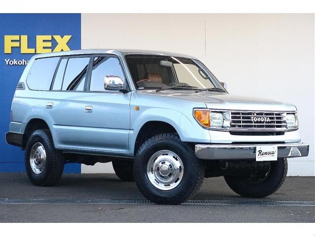 ランドクルーザープラド ＴＸリミテッド　Ａｍｅｒｉｃａｎ　Ｃｌａｓｓｉｃ　角目換装　Ｂｌｕｅｔｏｏｔｈ対応ナビ　バックカメラ　ＥＴＣ車載器　新品内張張替え　新品ＮＡＲＤＩウッドステア　新品フロアマット　ガルシアシスコＡＷ　ジオランダーＡＴ（4枚目）