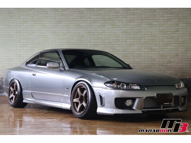 シルビア スペックＲエアロ　ＮＩＳＭＯ前後タワーバー／ＢＲＩＤＥセミバケットシート／Ｄｅｆｉ追加メーター／ＨＰＩフロントパイプ／社外マフラー／Ｄ－ＭＡＸ車高調／ＢＬＩＴＺインタークーラー／ＳＫＩＤ　ＲＡＣＩＮＧアーム／純正６ＭＴ（2枚目）