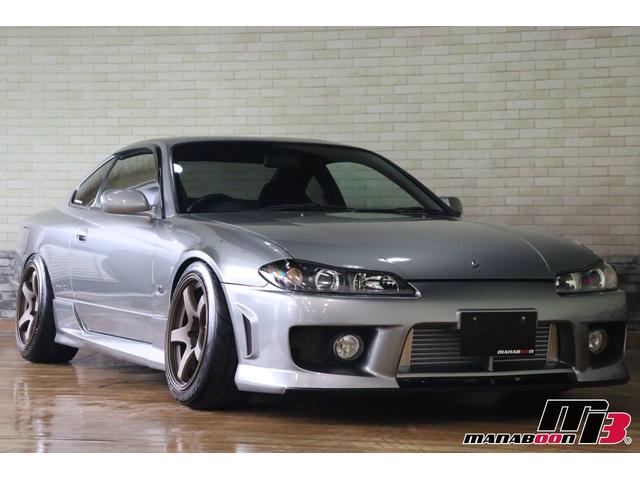 シルビア スペックＲエアロ　ＮＩＳＭＯ前後タワーバー／ＢＲＩＤＥセミバケットシート／Ｄｅｆｉ追加メーター／ＨＰＩフロントパイプ／社外マフラー／Ｄ－ＭＡＸ車高調／ＢＬＩＴＺインタークーラー／ＳＫＩＤ　ＲＡＣＩＮＧアーム／純正６ＭＴ（6枚目）