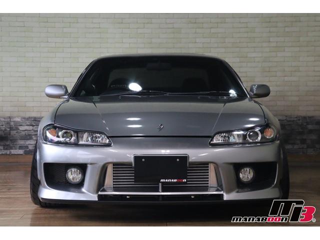シルビア スペックＲエアロ　ＮＩＳＭＯ前後タワーバー／ＢＲＩＤＥセミバケットシート／Ｄｅｆｉ追加メーター／ＨＰＩフロントパイプ／社外マフラー／Ｄ－ＭＡＸ車高調／ＢＬＩＴＺインタークーラー／ＳＫＩＤ　ＲＡＣＩＮＧアーム／純正６ＭＴ（7枚目）