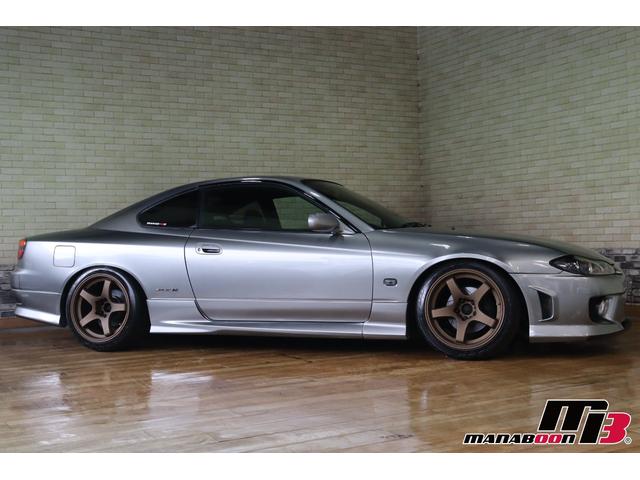 シルビア スペックＲエアロ　ＮＩＳＭＯ前後タワーバー／ＢＲＩＤＥセミバケットシート／Ｄｅｆｉ追加メーター／ＨＰＩフロントパイプ／社外マフラー／Ｄ－ＭＡＸ車高調／ＢＬＩＴＺインタークーラー／ＳＫＩＤ　ＲＡＣＩＮＧアーム／純正６ＭＴ（10枚目）