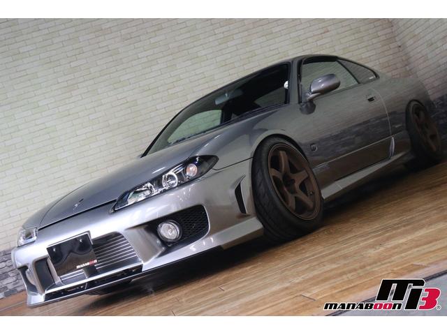 シルビア スペックＲエアロ　ＮＩＳＭＯ前後タワーバー／ＢＲＩＤＥセミバケットシート／Ｄｅｆｉ追加メーター／ＨＰＩフロントパイプ／社外マフラー／Ｄ－ＭＡＸ車高調／ＢＬＩＴＺインタークーラー／ＳＫＩＤ　ＲＡＣＩＮＧアーム／純正６ＭＴ（11枚目）