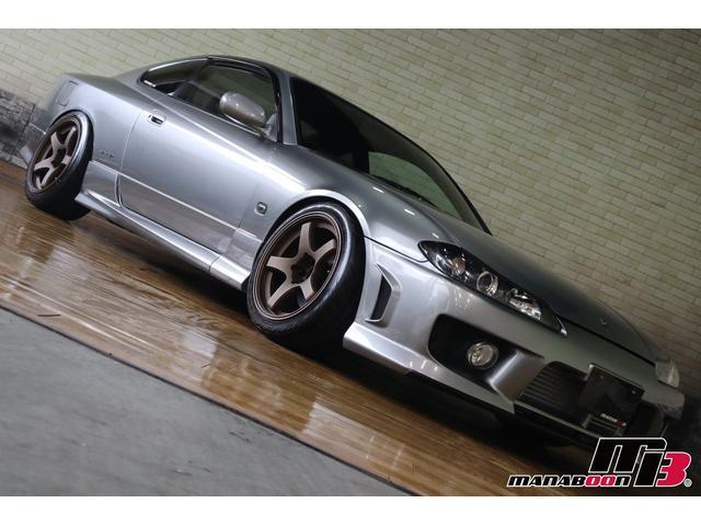 シルビア スペックＲエアロ　ＮＩＳＭＯ前後タワーバー／ＢＲＩＤＥセミバケットシート／Ｄｅｆｉ追加メーター／ＨＰＩフロントパイプ／社外マフラー／Ｄ－ＭＡＸ車高調／ＢＬＩＴＺインタークーラー／ＳＫＩＤ　ＲＡＣＩＮＧアーム／純正６ＭＴ（12枚目）