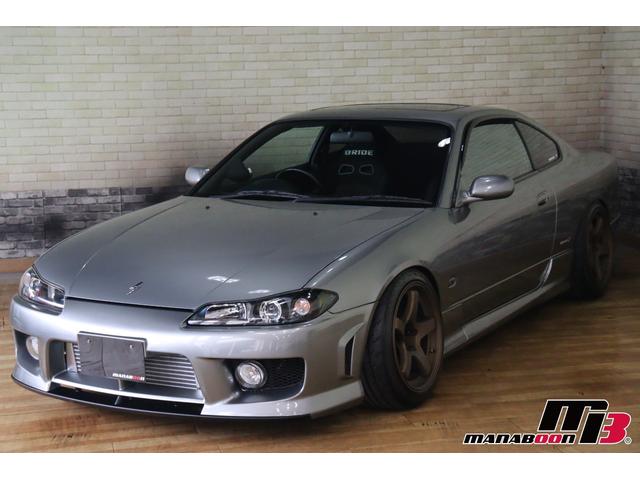 シルビア スペックＲエアロ　ＮＩＳＭＯ前後タワーバー／ＢＲＩＤＥセミバケットシート／Ｄｅｆｉ追加メーター／ＨＰＩフロントパイプ／社外マフラー／Ｄ－ＭＡＸ車高調／ＢＬＩＴＺインタークーラー／ＳＫＩＤ　ＲＡＣＩＮＧアーム／純正６ＭＴ（13枚目）