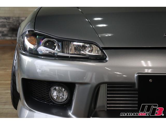 シルビア スペックＲエアロ　ＮＩＳＭＯ前後タワーバー／ＢＲＩＤＥセミバケットシート／Ｄｅｆｉ追加メーター／ＨＰＩフロントパイプ／社外マフラー／Ｄ－ＭＡＸ車高調／ＢＬＩＴＺインタークーラー／ＳＫＩＤ　ＲＡＣＩＮＧアーム／純正６ＭＴ（29枚目）