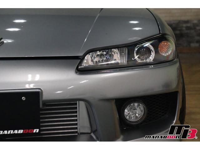 シルビア スペックＲエアロ　ＮＩＳＭＯ前後タワーバー／ＢＲＩＤＥセミバケットシート／Ｄｅｆｉ追加メーター／ＨＰＩフロントパイプ／社外マフラー／Ｄ－ＭＡＸ車高調／ＢＬＩＴＺインタークーラー／ＳＫＩＤ　ＲＡＣＩＮＧアーム／純正６ＭＴ（30枚目）