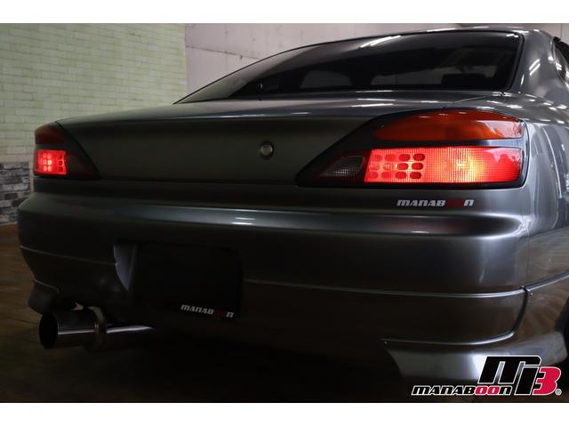 シルビア スペックＲエアロ　ＮＩＳＭＯ前後タワーバー／ＢＲＩＤＥセミバケットシート／Ｄｅｆｉ追加メーター／ＨＰＩフロントパイプ／社外マフラー／Ｄ－ＭＡＸ車高調／ＢＬＩＴＺインタークーラー／ＳＫＩＤ　ＲＡＣＩＮＧアーム／純正６ＭＴ（33枚目）