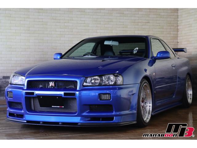 スカイライン ＧＴ－Ｒ　ＶスペックＩＩ　ＮＩＳＭＯサイドスカート／ＮＩＳＭＯリヤアンダー／ＭＩＮＥ’Ｓエアスクープ／ＢＢＳ　ＬＭ　１８インチ／ＴＥＩＮ車高調／ＴＲＵＳＴマフラー（5枚目）