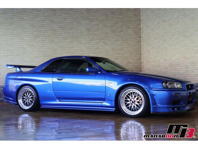 スカイライン ＧＴ－Ｒ　ＶスペックＩＩ　ＮＩＳＭＯサイドスカート／ＮＩＳＭＯリヤアンダー／ＭＩＮＥ’Ｓエアスクープ／ＢＢＳ　ＬＭ　１８インチ／ＴＥＩＮ車高調／ＴＲＵＳＴマフラー（10枚目）