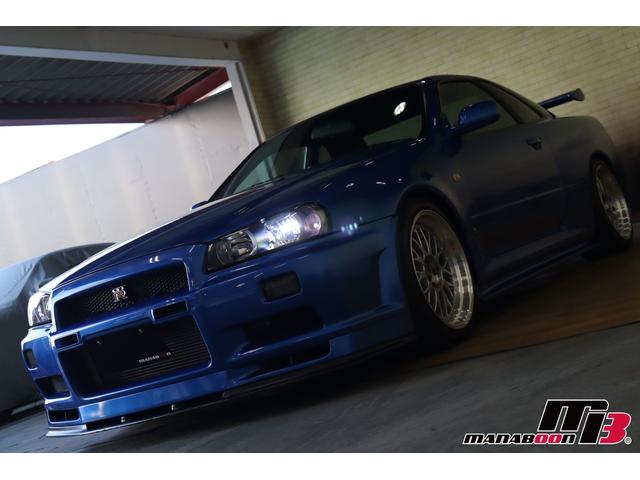 スカイライン ＧＴ－Ｒ　ＶスペックＩＩ　ＮＩＳＭＯサイドスカート／ＮＩＳＭＯリヤアンダー／ＭＩＮＥ’Ｓエアスクープ／ＢＢＳ　ＬＭ　１８インチ／ＴＥＩＮ車高調／ＴＲＵＳＴマフラー（17枚目）