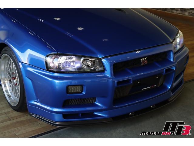 スカイライン ＧＴ－Ｒ　ＶスペックＩＩ　ＮＩＳＭＯサイドスカート／ＮＩＳＭＯリヤアンダー／ＭＩＮＥ’Ｓエアスクープ／ＢＢＳ　ＬＭ　１８インチ／ＴＥＩＮ車高調／ＴＲＵＳＴマフラー（29枚目）