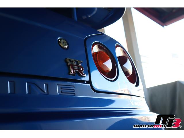 スカイライン ＧＴ－Ｒ　ＶスペックＩＩ　ＮＩＳＭＯサイドスカート／ＮＩＳＭＯリヤアンダー／ＭＩＮＥ’Ｓエアスクープ／ＢＢＳ　ＬＭ　１８インチ／ＴＥＩＮ車高調／ＴＲＵＳＴマフラー（32枚目）