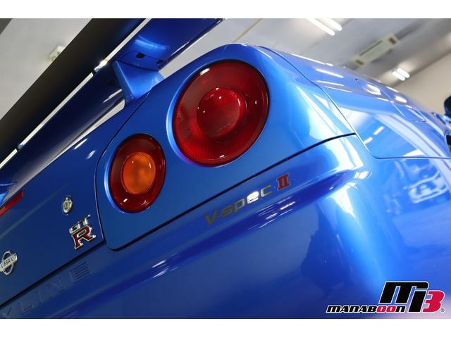 スカイライン ＧＴ－Ｒ　ＶスペックＩＩ　ＮＩＳＭＯサイドスカート／ＮＩＳＭＯリヤアンダー／ＭＩＮＥ’Ｓエアスクープ／ＢＢＳ　ＬＭ　１８インチ／ＴＥＩＮ車高調／ＴＲＵＳＴマフラー（33枚目）