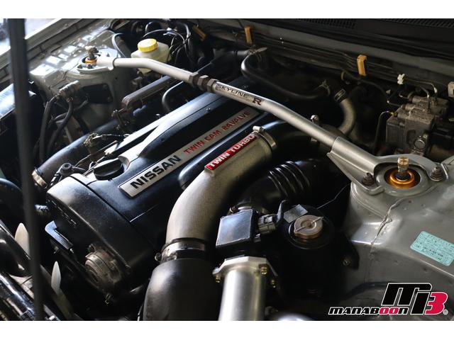 スカイライン GT-R DoLuckエアロ/VeilSideリヤウイング/HKSスーパーパワーフロー/REIMAXマフラー/社外車高調/NISMO LMGT4 18インチ/タイミングベルト交換済み(25枚目)