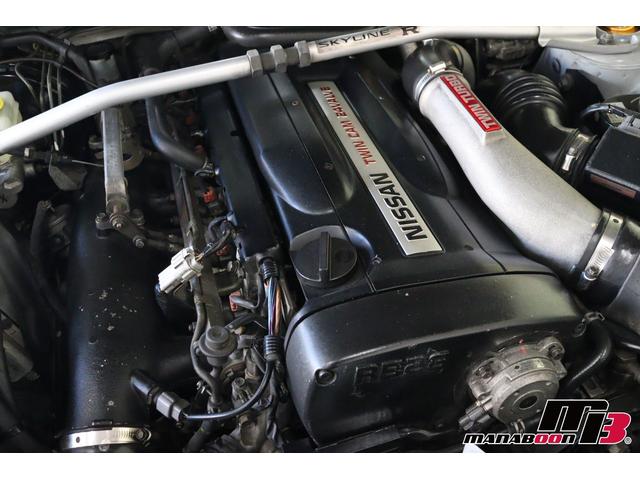スカイライン GT-R DoLuckエアロ/VeilSideリヤウイング/HKSスーパーパワーフロー/REIMAXマフラー/社外車高調/NISMO LMGT4 18インチ/タイミングベルト交換済み(28枚目)