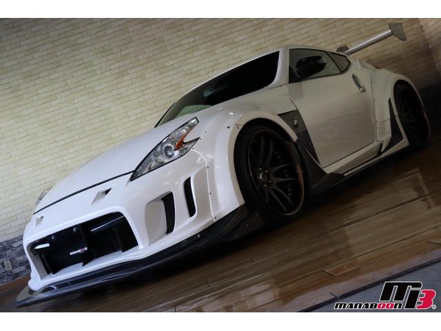 フェアレディＺ バージョンＳ　ＶＡＲＩＳ　ＫＡＭＩＫＡＺＥ　ＷＩＤＥ　ＢＯＤＹ／ＶＡＲＩＳ　ＧＴ－ＷＩＮＧ／パワークラフトＹパイプ／ＨＫＳ　ＳＳＭマフラー／ＨＫＳ　車高調／ＷＯＲＫ　ＥＭＯＴＩＯＮ　ＣＲ　３Ｐ　２０インチ（11枚目）