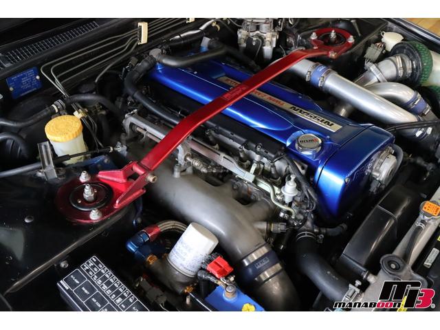 スカイライン ＧＴ－Ｒ　４７０ｐｓ／ＮＩＳＭＯ　ルマンタービン／ＭｏＴｅｃ　ｍ６００制御／ＴＯＭＥＩカムシャフト／ＡＲＣインタークーラー／社外フロントパイプ／アルミラジエーター／Ｒ１３４ａエアコン／Ａ’ＰＥＸｉ車高調（25枚目）