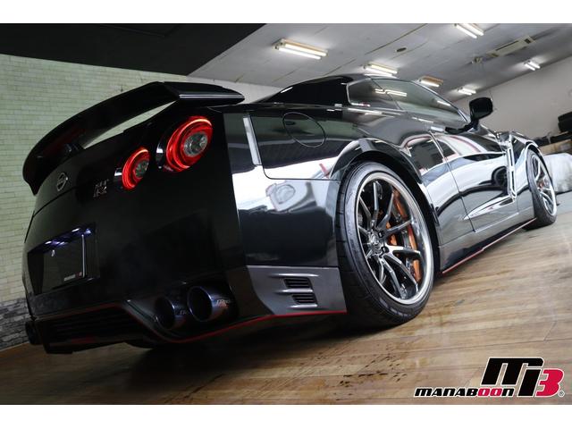 ＧＴ－Ｒ プレミアムエディション　ＭＹ１４／ファッショナブルインテリア　アーバンレッド／ＫＵＨＬフロントハーフスポイラー／ＫＵＨＬサイドステップディフュザー／ＧＲｅｄｄｙスーパーストリートチタンマフラー／ＢＬＩＴＺ　ＺＺ－Ｒ車高調（18枚目）