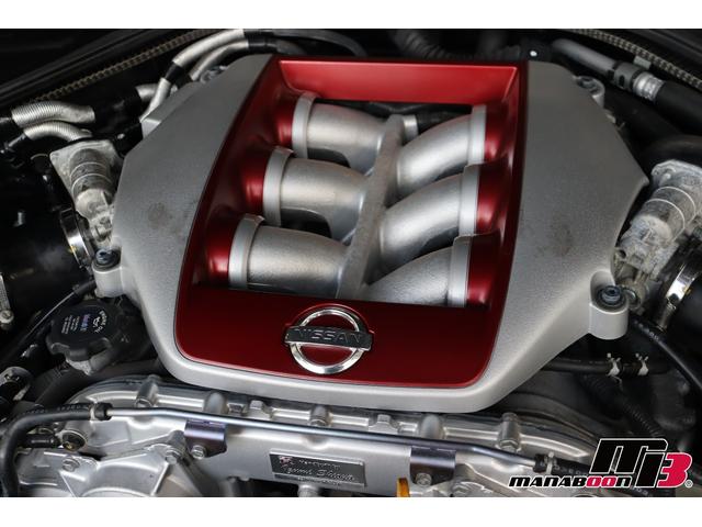 ＧＴ－Ｒ プレミアムエディション　ＭＹ１４／ファッショナブルインテリア　アーバンレッド／ＫＵＨＬフロントハーフスポイラー／ＫＵＨＬサイドステップディフュザー／ＧＲｅｄｄｙスーパーストリートチタンマフラー／ＢＬＩＴＺ　ＺＺ－Ｒ車高調（24枚目）