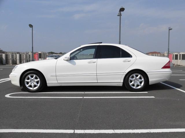 後期型S350右H純正ナビ本革サンルーフ前後ドラレコETC付(9枚目)