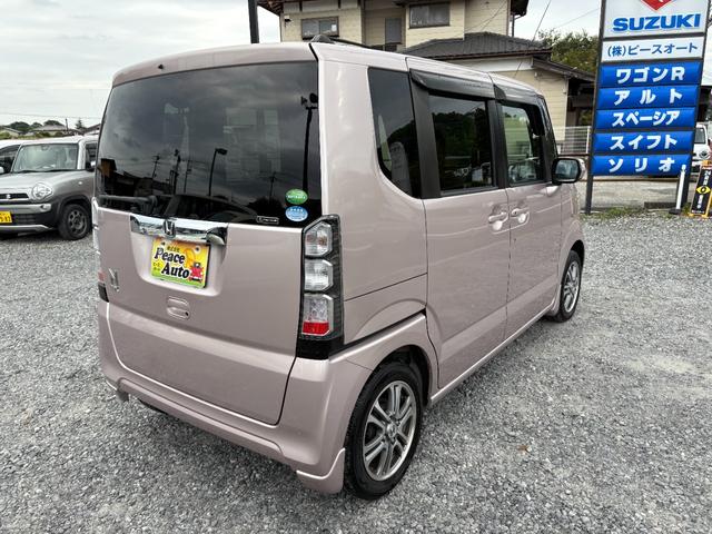 Ｎ－ＢＯＸ Ｇ・ターボパッケージ　平成２５年式　走行距離３７５００キロ　ターボ　パドルシフト　両側電動スライドドア　ナビ　バックカメラ　純正アルミ　地デジ　スマートキー　クルーズコントロール　電動格納ミラー　修復歴無し（10枚目）