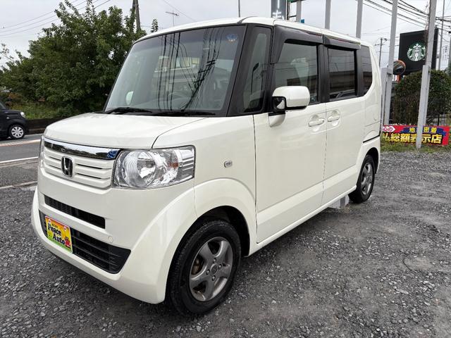 Ｎ－ＢＯＸ Ｇ・Ｌパッケージ　平成２４年式　車検令和９年９月　走行距離３５０００キロ　ナビ　バックカメラ　ワンセグＴＶ　前後ドラレコ　片側電動スライドドア　スマートキー　アイドリングストップ　社外アルミ　ステアリングスイッチ（7枚目）