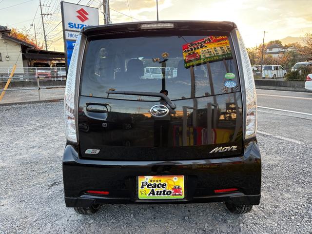 ムーヴ カスタム　Ｘ　ＳＡ　平成２５年式　車検令和８年６月　走行距離６１０００キロ　ナビ　地デジ　ＥＴＣ　スマートキー　衝突被害軽減システム　アイドリングストップ　社外アルミ　フォグランプ　電動格納ミラー　タイミングチェーン（11枚目）