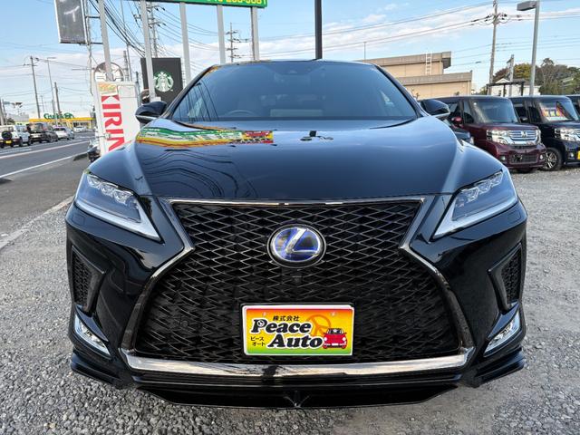 ＲＸ ＲＸ４５０ｈ　Ｆスポーツ　令和３年式　車検令和８年８月　走行距離４５５００キロ　パノラマルーフ　全周囲カメラ　ナビ　　３眼ＬＥＤヘッドライト　シートエアコン　パワーバックドア　純正２０インチアルミ　ＥＴＣ２．０　修復歴無し（6枚目）
