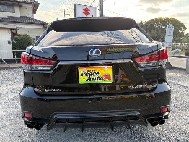 ＲＸ ＲＸ４５０ｈ　Ｆスポーツ　令和３年式　車検令和８年８月　走行距離４５５００キロ　パノラマルーフ　全周囲カメラ　ナビ　　３眼ＬＥＤヘッドライト　シートエアコン　パワーバックドア　純正２０インチアルミ　ＥＴＣ２．０　修復歴無し（11枚目）